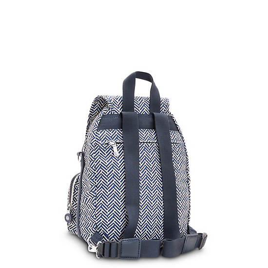 Kipling Firefly Up Printed Convertible Ryggsekk Grå | NO 1633EB